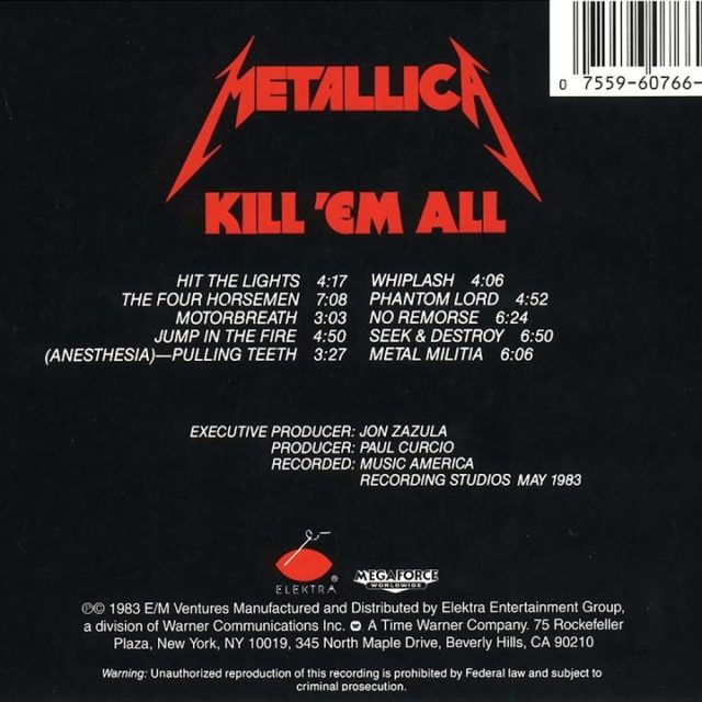 Metallica’s Album Setlists CartersMetalObsession